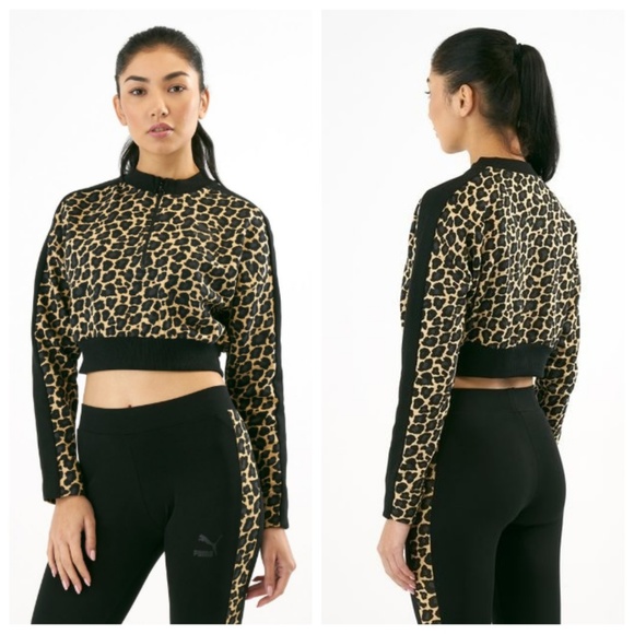 puma leopard jacket